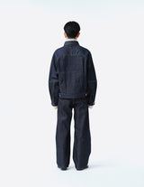 S001401-2 2TUCK WIDE DENIM PANTS -ENTASIS MK-Ⅱ-