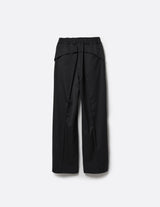 S121407 SUPER140 PINTUCK BAGGY EASY TROUSERS