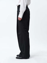 S121407 SUPER140 PINTUCK BAGGY EASY TROUSERS