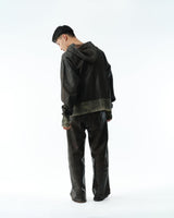 S141114 CRACKING COATED PARKA