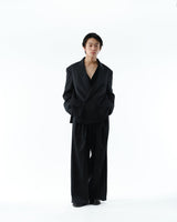 S141412 SUPER140 3TUCK BAGGY TROUSERS