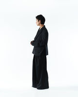 S141412 SUPER140 3TUCK BAGGY TROUSERS