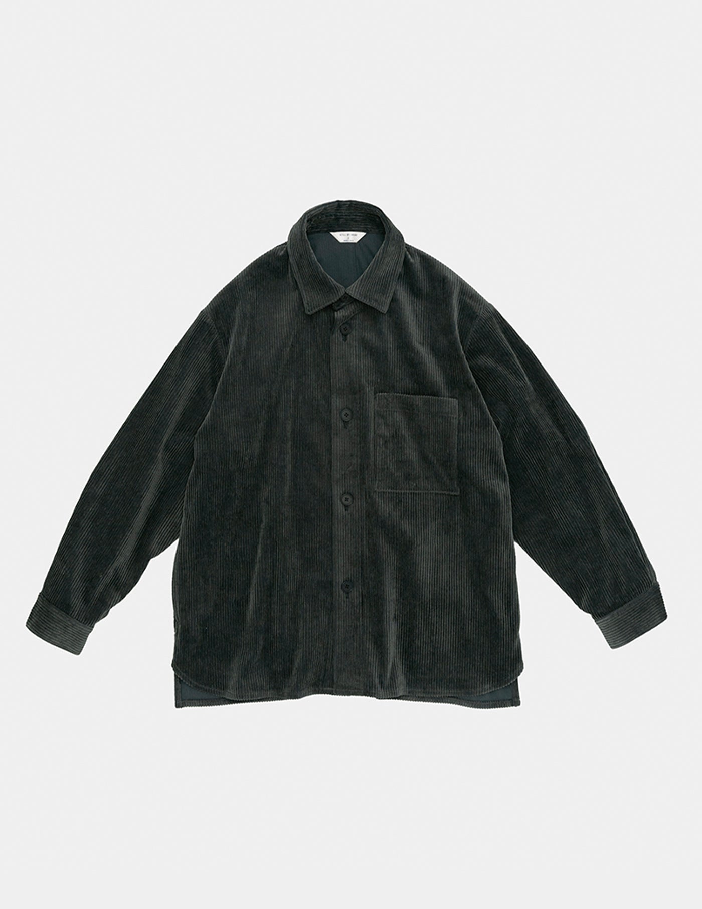 STILL BY HAND BL02253 CORDUROY SHIRT JACKET – hideandseekStore