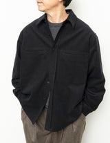 BL02254 FAKE SUEDE SHIRT BLOUSON