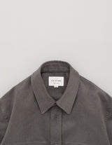 BL02254 FAKE SUEDE SHIRT BLOUSON