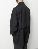 CO01253 NYLON HALF COAT