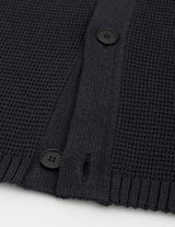 KN01261 PAPER MIXED KNITTED BLOUSON