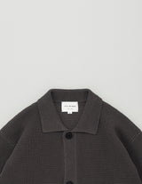 KN01261 PAPER MIXED KNITTED BLOUSON