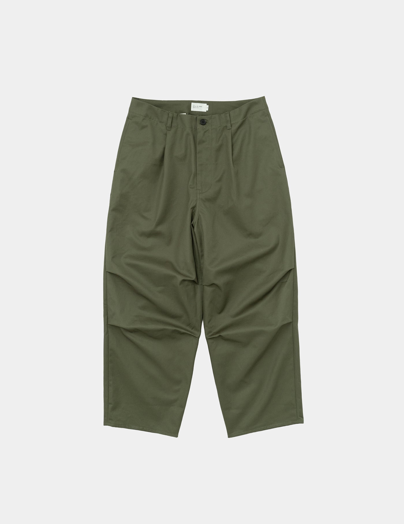 STILL BY HAND PT01241 SELVEDGE KNEE TUCK PANTS – hideandseekStore