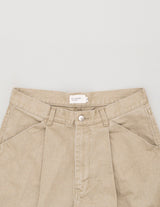 PT03254 12OZ COLOR DENIM CURVED PANTS