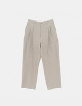 PT07252 LINEN WIDE TAPERED PANTS