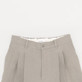 PT07252 LINEN WIDE TAPERED PANTS