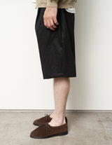 PT10261 LINEN MIXED WIDE SHORTS