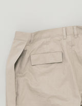 PT10261 LINEN MIXED WIDE SHORTS