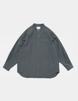 SH02251 LINEN MIXED BAND COLLAR SHIRT