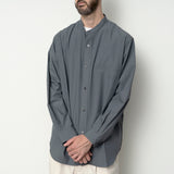 SH02251 LINEN MIXED BAND COLLAR SHIRT