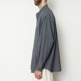 SH02251 LINEN MIXED BAND COLLAR SHIRT