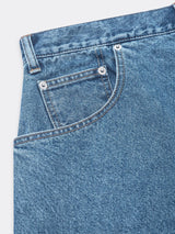 MGMFP251309 BACK 2 FRONT BAGGY DENIM SHORTS