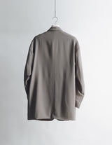 S25AW11JKT-W DRAPED DART WOOL SERGE BLAZER