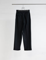 S25AW13PT-W 3 TUCK WOOL SERGE TROUSERS