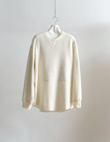 S25AW22CS WOOL DOUBLE FACE BIB SWEATSHIRT