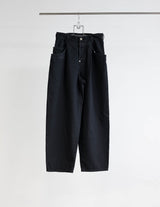 S25SS13DNM-WSH DRAPE POCKET WASHED DENIM PANTS