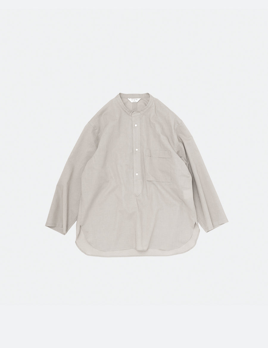 SH03232 STAND-UP COLLAR PULLOVER SHIRT