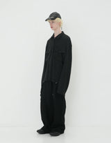 25A0304 NEP SILK CARGO TROUSERS