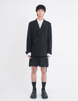 26S0318 WRINKLED DOUBLE - BREASTED JACKET