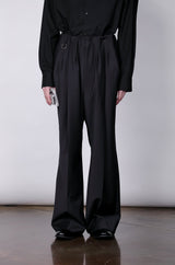 2501 P70 101 WAIST GATHERED WIDE PANTS