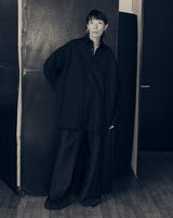 2501 P70 101 WAIST GATHERED WIDE PANTS