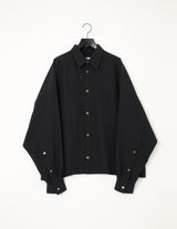 M732-B53-907 BOX CROPPED SHIRT