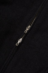 UBS47-KC216-A BRUSHED SOFT FLANNEL ZIP UP JKT