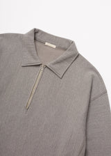 UCS95-KC125 FADED SILKY TERRY RW HALF ZIP P/O