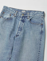 UPJ05-LA246-B VINTAGE WASHED SELVEDGE DENIM 5P PANTS