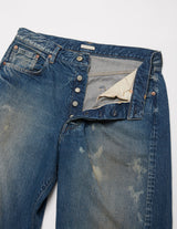UPJ08-LC273-V AGING WASHED SELVEDGE DENIM 5P PANTS