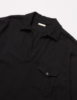 USH74-LC256-A WASHED VIYELLA SKIPPER SHIRT