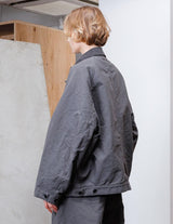 VOBZ-O21 DOUBLE FACE GARMENT DYE OVERSIZE BLOUSON