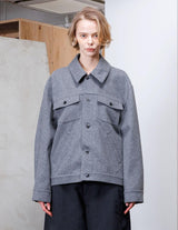 VOBZ-O81 RECYCLED MELTON WORK JACKET