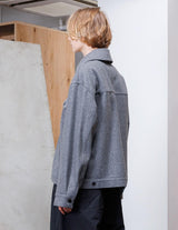 VOBZ-O81 RECYCLED MELTON WORK JACKET