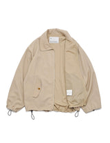 VOBZ-O92 BISHU OLD WOOL GABARDINE ZIP BLOUSON