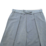 VOPT-N142 MELANGE LINEN LIKE RELAX WIDE PANTS