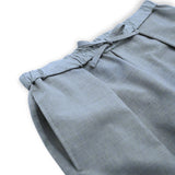 VOPT-N142 MELANGE LINEN LIKE RELAX WIDE PANTS