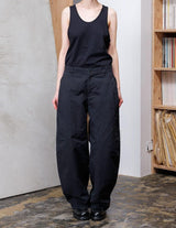 VOPT-O23 DOUBLE FACE GARMENT DYE WIDE TAPERED PANTS