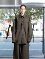 VOSH-K43 BISHU WOOL ONI SURGE OVERSIZE SHIRT