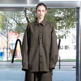 VOSH-K43 BISHU WOOL ONI SURGE OVERSIZE SHIRT