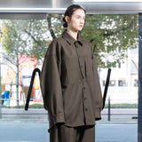 VOSH-K43 BISHU WOOL ONI SURGE OVERSIZE SHIRT