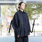 VOSH-K43 BISHU WOOL ONI SURGE OVERSIZE SHIRT