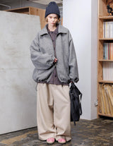 VONS-O101 FULLERS TEASEL BRUSHED KNIT CARDIGAN