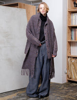 VONS-O101 FULLERS TEASEL BRUSHED KNIT CARDIGAN